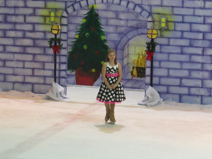 amanda sorensen at ice skating event